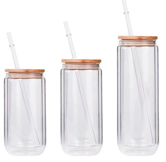 Glass Snow Globe Tumbler