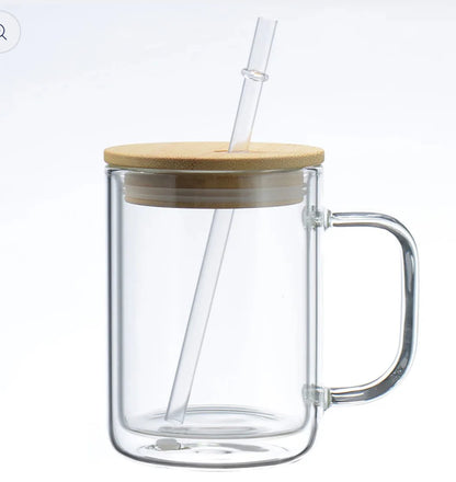 Snow Globe Tumbler with Handle