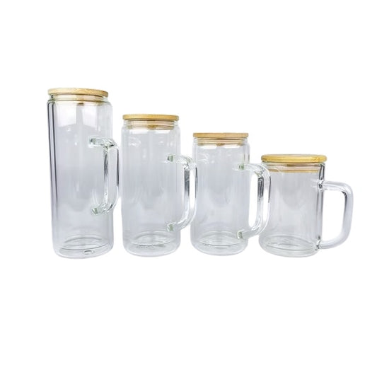 Snow Globe Tumbler with Handle